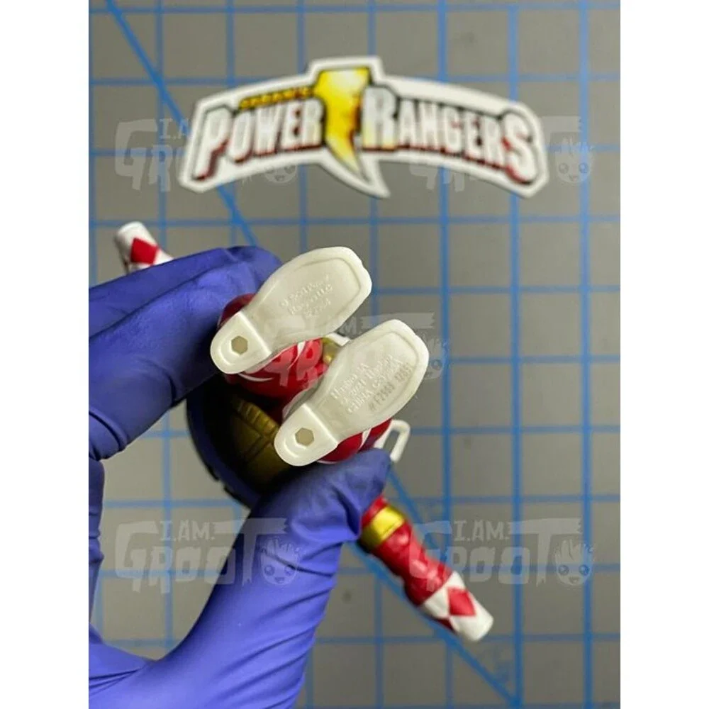 Power Rangers Lightning Collection Red Ranger Raphael TMNT Crossover Incomplete - Picture 5 of 6